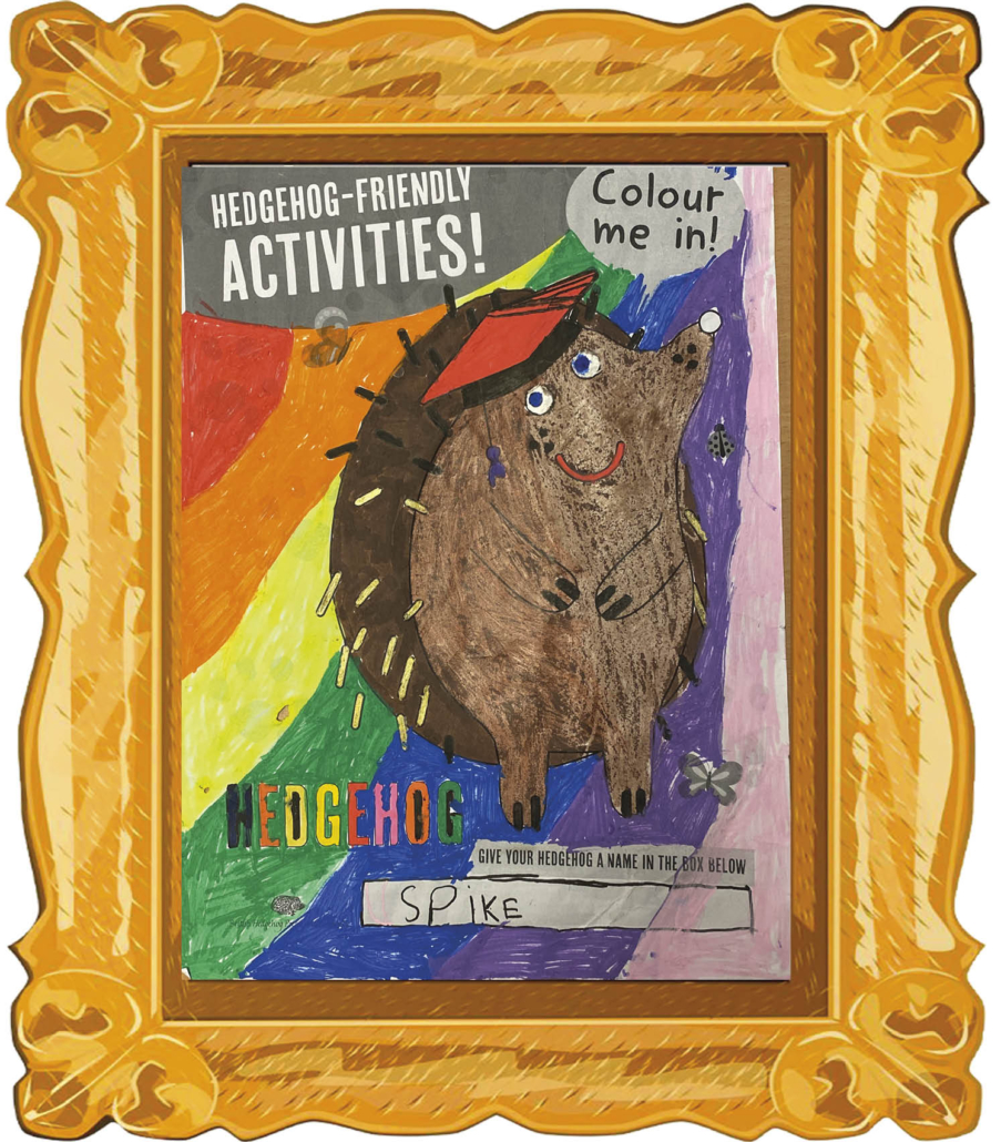 Elysia Year 4 - winner of BHPS colouring competition Autumn 2023